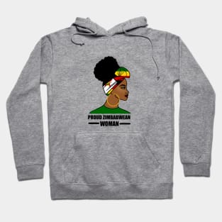 Proud Zimbabwean Woman, Zimbabwe Flag African Hoodie